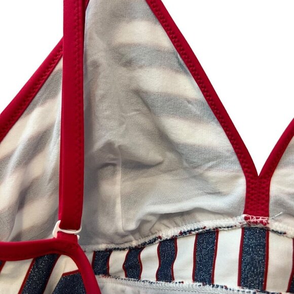 Pez D'Or Barcelona Nautical Sailor Maternity Swimsuit Size M NWT - Picture 3 of 7